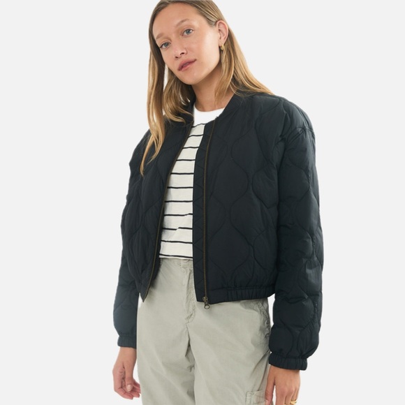 Marine Layer Avalon Lightweight Quilted Bomber - Picture 3 of 7